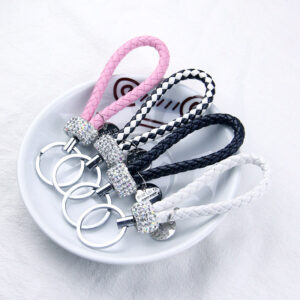 9208085555_231650873 Wholesale Alloy Diamond Inlaid Water Diamond Metal Keychain