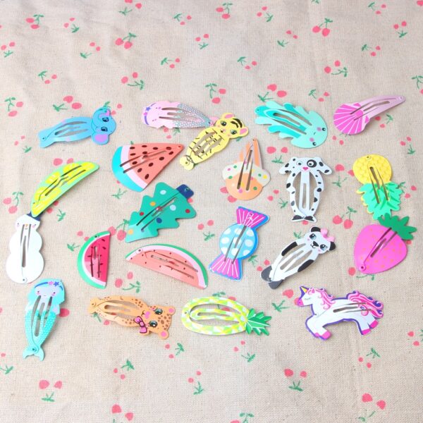 Wholesale Colorful Fruit Animal Hair Clips