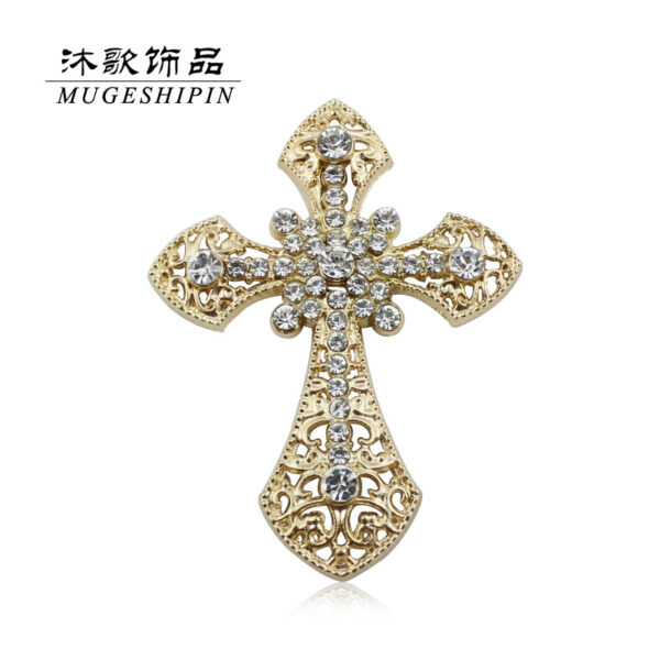Wholesale Rhinestone Cross Alloy Decorations