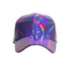 9213905029_2040267171 Wholesale PU Pure Color Light Version Laser Baseball Cap