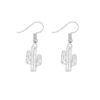 Wholesale Hollow Cactus Alloy Earrings