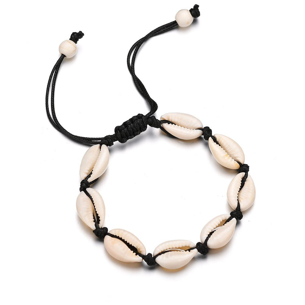 Wholesale Hawaiian Shell Braided Bracelet