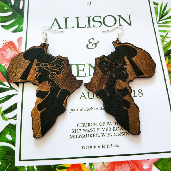 9241536357_125639122 Wholesale African Series Wood Earrings