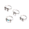 Wholesale Vintage Sea Turtle Starfish Alloy Ring Set of Four