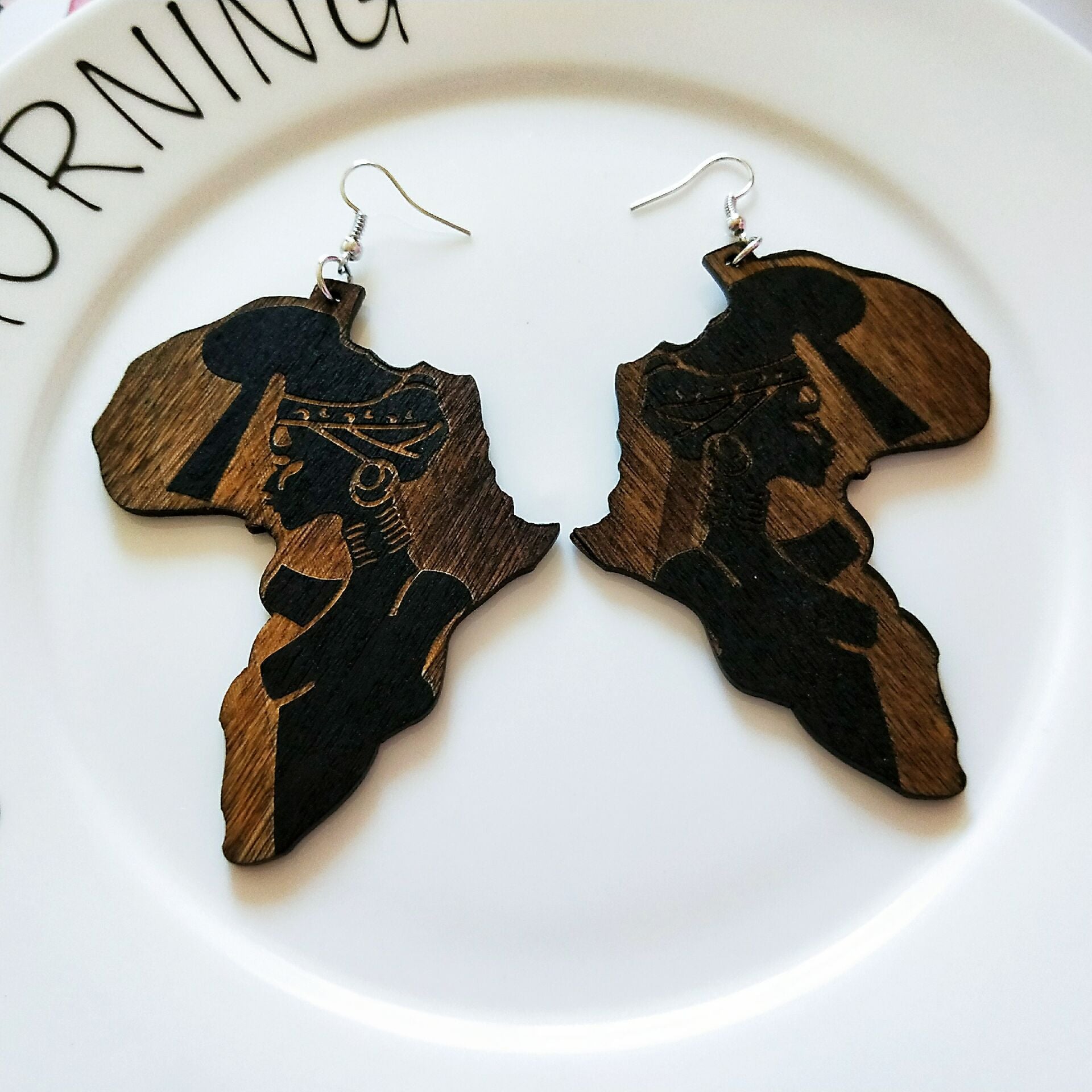 Wholesale African Series Wood Earrings