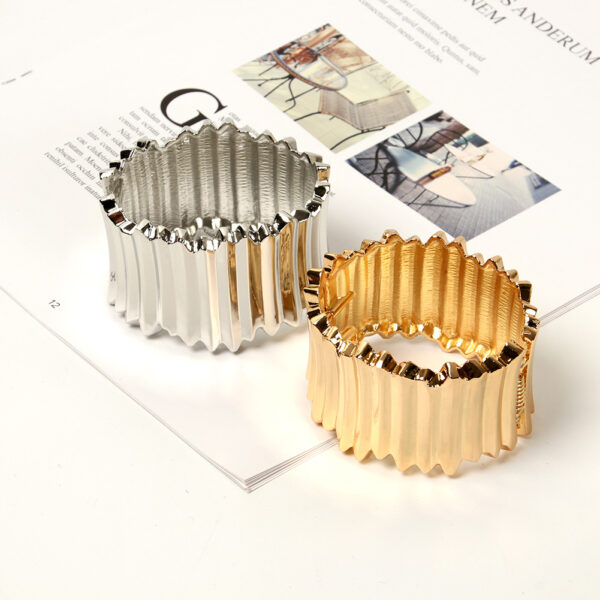 Wholesale Irregular Wide Alloy Bracelet