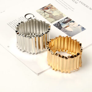 9268044248_739304012 Wholesale Irregular Wide Alloy Bracelet