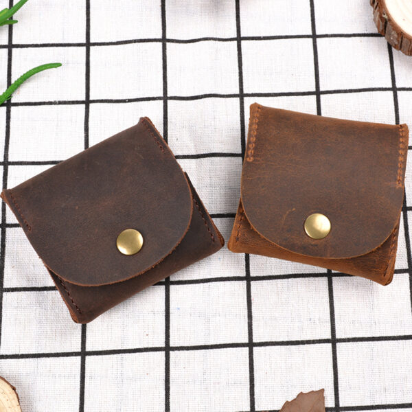 Wholesale Genuine Leather Mini Creative Vintage Coin Purse