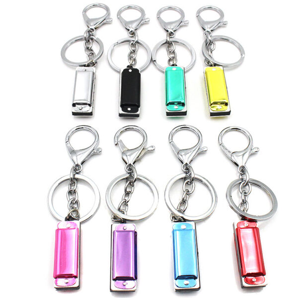 Wholesale Alloy Harmonica Keychain