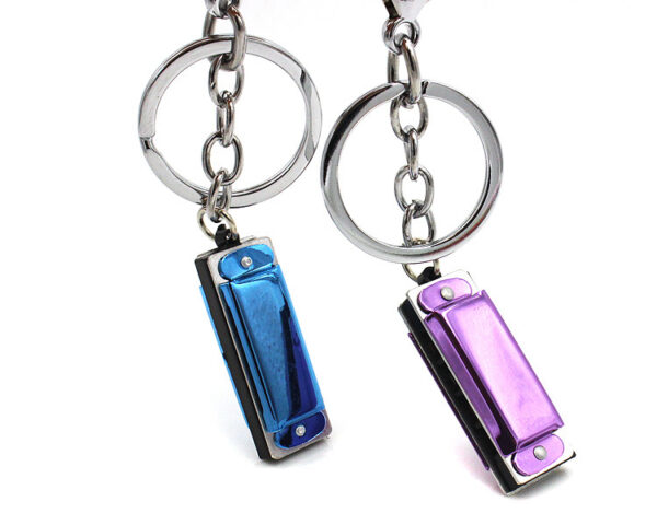 Wholesale Alloy Harmonica Keychain