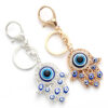 Wholesale Metal Hand of Fatima Demon Eye Creative Keychain