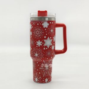 92b87c6857dff12615fa779d8d054d3a Wholesale Tumbler Christmas Stainless Steel Printed Car Straw Water Cups Ice Bullies Cup