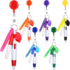 Wholesale Nurse Pen Set with Light Retractable Badge Reel Keychain
