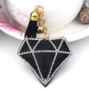 Wholesale Velvet Inlaid Diamond Keychains