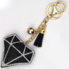 Wholesale Velvet Inlaid Diamond Keychains