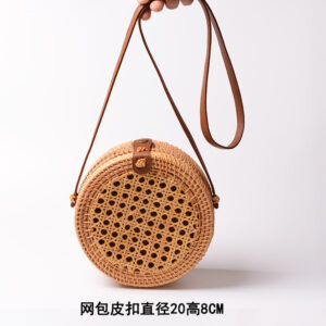 Leather buckle 20*8 net bag