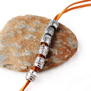 Rice bead line pattern coffee rope