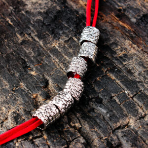 Braided red rope