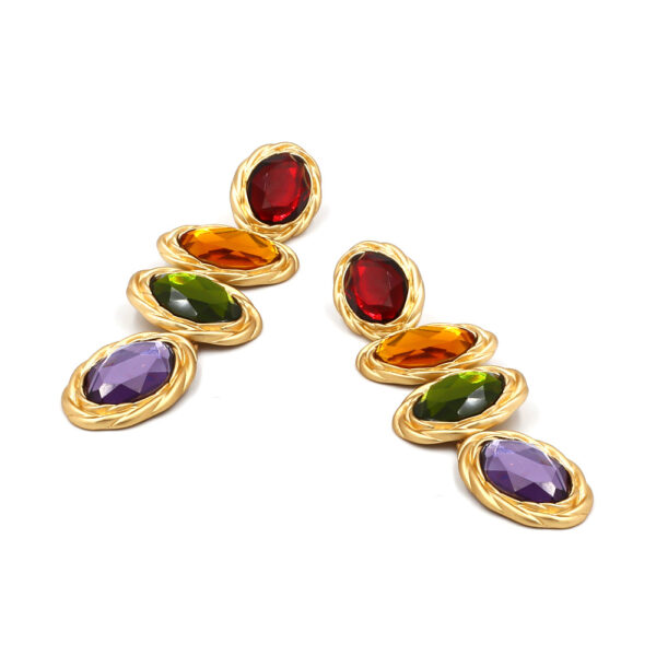 9323142607_1788500479 Wholesale Vintage Geometric Glass Crystal Earrings