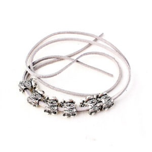 Santa Claus gray rope