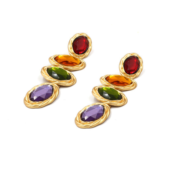 9347374646_1788500479 Wholesale Vintage Geometric Glass Crystal Earrings