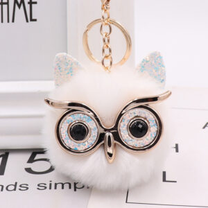 Color white eyes + White / Gretel Owl (golden chain Buckle)
