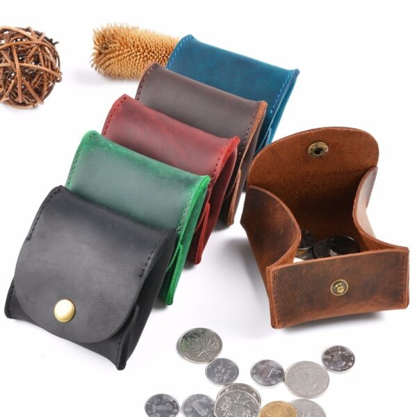 Wholesale Genuine Leather Mini Creative Vintage Coin Purse