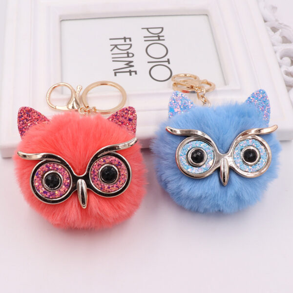 Wholesale Owl Plush Keychain