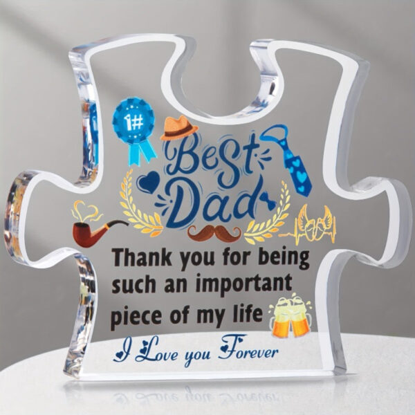94228aabdef754ee277496fd0b6aea25-1 Wholesale Father's Day and Mother's Day Transparent Acrylic Ornaments