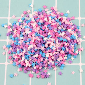 No. 18: five-pointed star D (purple color) / 20g (sample)