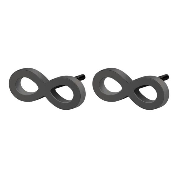 Wholesale Hollow Figure 8 Titanium Steel Ear Studs