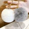 Wholesale Wool Ball Plush Keychains