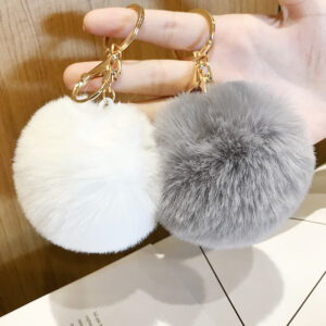 Wholesale Wool Ball Plush Keychains