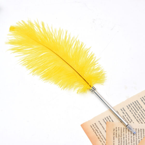 9495699518_1482589861-1 Wholesale Feather Gel Pen