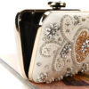 9496566314_1228234457 Wholesale Satin Satin Pearl Evening Bag
