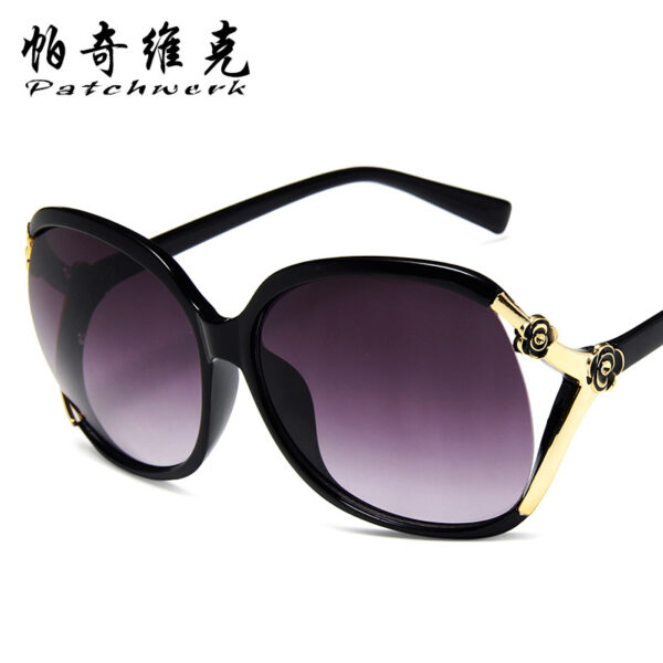 Wholesale Camellia Blossom Paint PC Sunglasses