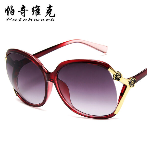 Wholesale Camellia Blossom Paint PC Sunglasses