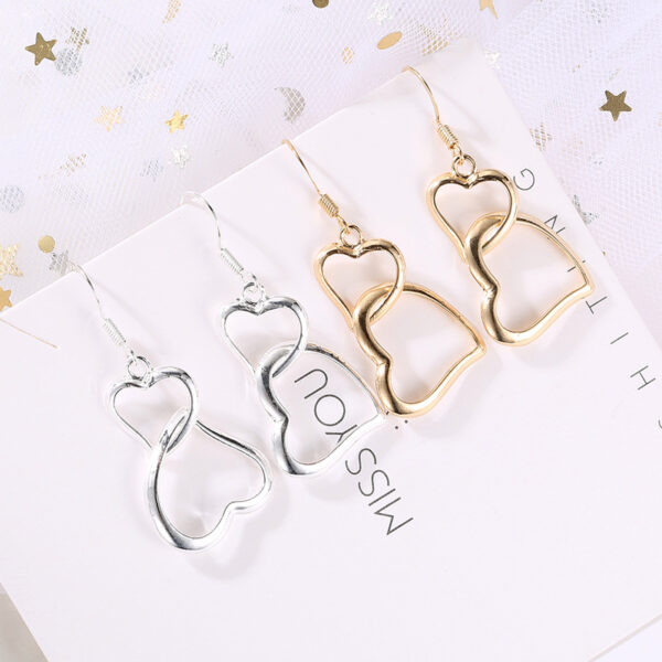Wholesale of Medium To Long Length Love Alloy Earrings