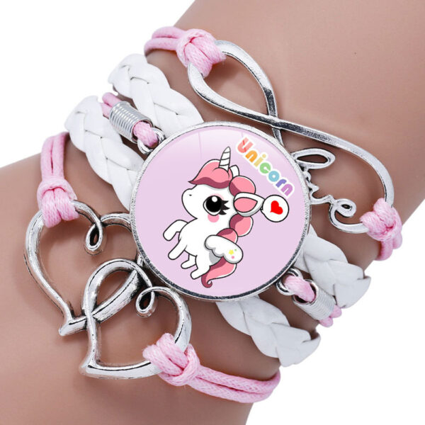 9560197834_1310191283 Wholesale Unicorn Time Stone Glass Bracelet