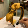 Wholesale Spring New Wide Edge Cute Bow Fabric Headband
