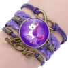 9582365808_1310191283 Wholesale Unicorn Time Stone Glass Bracelet
