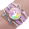9582371634_1310191283 Wholesale Unicorn Time Stone Glass Bracelet