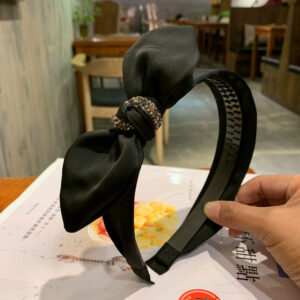 Rabbit ear with drill pure black