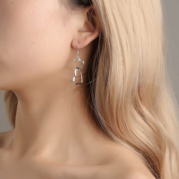 Wholesale of Medium To Long Length Love Alloy Earrings