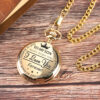 Wholesale Vintage Chain Quartz Clock Flip Alloy Men's Pocket Watch