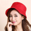Wholesale Pure Cotton Solid Color Embroidered Logo Bucket Hat