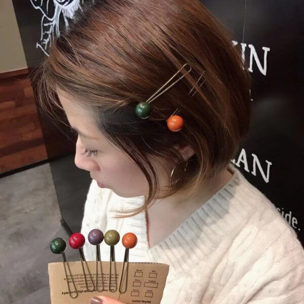 9610398221_1630447002 Wholesale Colorful Beads Hairpins