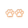 Wholesale Hollow Dog Paw Cat Paw Earrings