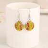 Wholesale Fashion Trendsetter Diamond Studded Baseball Earrings