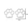 Wholesale Hollow Dog Paw Cat Paw Earrings